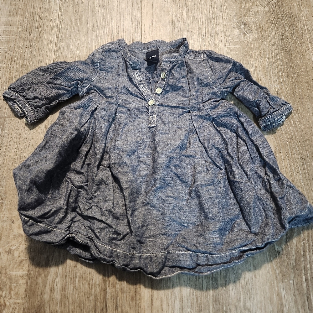 Baby GAP Denim Blue Baby Dress